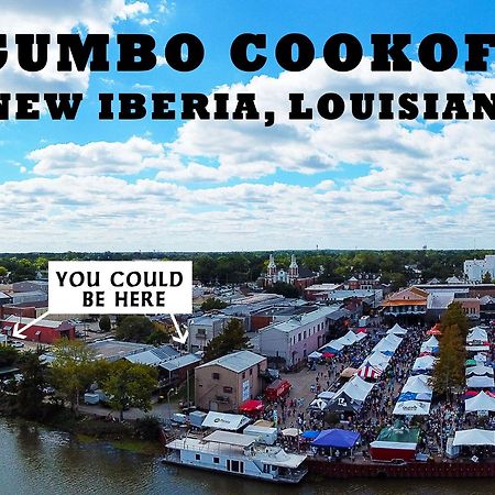 Chateau Royale, Pet Friendly, On Bayou, Downtown! New Iberia Exterior foto
